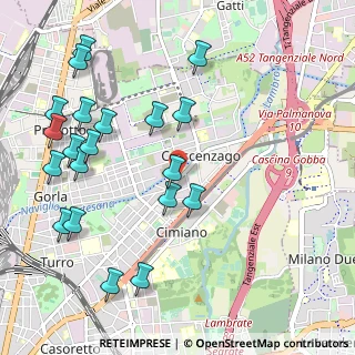 Mappa Via Mario Pieri, 20127 Milano MI, Italia (1.217)