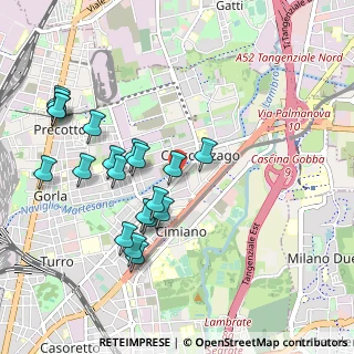 Mappa Via Mario Pieri, 20127 Milano MI, Italia (1.0205)