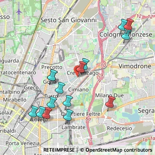 Mappa Via Mario Pieri, 20127 Milano MI, Italia (2.32133)