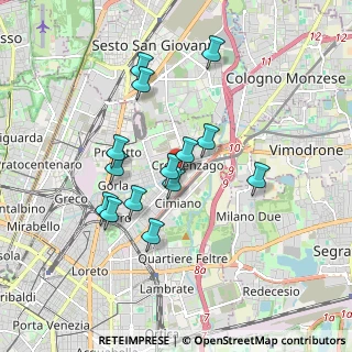 Mappa Via Mario Pieri, 20127 Milano MI, Italia (1.58)