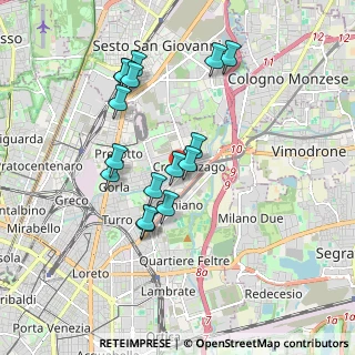 Mappa Via Mario Pieri, 20127 Milano MI, Italia (1.6825)