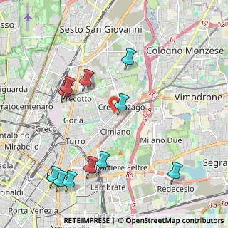Mappa Via Mario Pieri, 20127 Milano MI, Italia (2.40636)