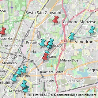 Mappa Via Mario Pieri, 20127 Milano MI, Italia (2.76)