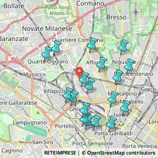 Mappa Via Enrico Cosenz, 20158 Milano MI, Italia (2.07778)