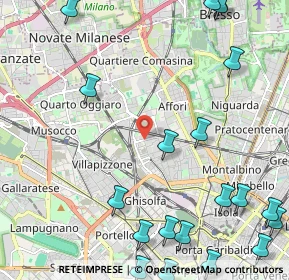 Mappa Via Enrico Cosenz, 20158 Milano MI, Italia (3.1915)