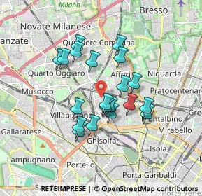 Mappa Via Enrico Cosenz, 20158 Milano MI, Italia (1.411)