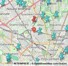 Mappa Via Enrico Cosenz, 20158 Milano MI, Italia (3.217)