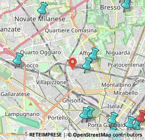 Mappa Via Enrico Cosenz, 20158 Milano MI, Italia (3.48786)