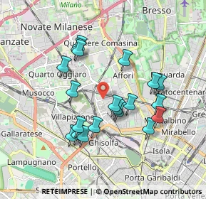 Mappa Via Enrico Cosenz, 20158 Milano MI, Italia (1.6715)