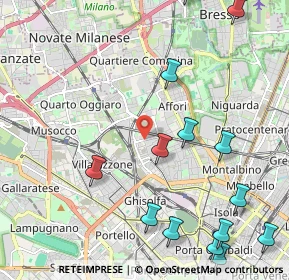 Mappa Via Enrico Cosenz, 20158 Milano MI, Italia (2.80286)
