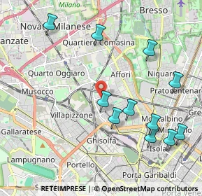 Mappa Via Enrico Cosenz, 20158 Milano MI, Italia (2.26818)