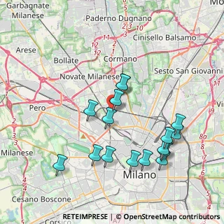 Mappa Via Enrico Cosenz, 20158 Milano MI, Italia (3.95688)