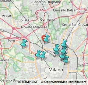 Mappa Via Enrico Cosenz, 20158 Milano MI, Italia (3.50455)