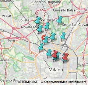 Mappa Via Enrico Cosenz, 20158 Milano MI, Italia (2.94313)