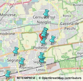 Mappa Via Pier della Francesca, 20096 Pioltello MI, Italia (1.79091)