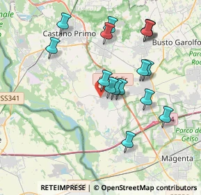 Mappa Viale Cimitero, 20012 Cuggiono MI, Italia (3.67313)
