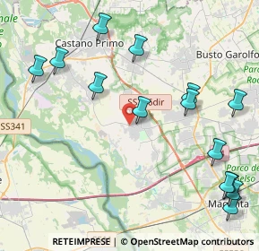 Mappa Viale Cimitero, 20012 Cuggiono MI, Italia (5.185)