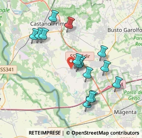 Mappa Viale Cimitero, 20012 Cuggiono MI, Italia (3.54333)