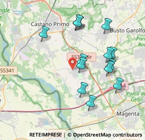 Mappa Viale Cimitero, 20012 Cuggiono MI, Italia (3.71929)