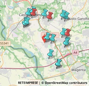 Mappa Viale Cimitero, 20012 Cuggiono MI, Italia (3.96579)