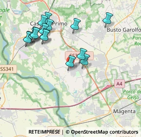 Mappa Viale Cimitero, 20012 Cuggiono MI, Italia (4.14375)