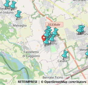 Mappa Viale Cimitero, 20012 Cuggiono MI, Italia (2.24071)