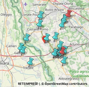 Mappa Viale Cimitero, 20012 Cuggiono MI, Italia (7.236)