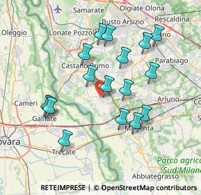 Mappa Viale Cimitero, 20012 Cuggiono MI, Italia (7.05294)