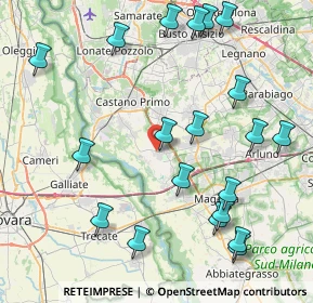 Mappa Viale Cimitero, 20012 Cuggiono MI, Italia (9.8215)