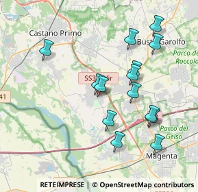 Mappa Via Varese, 20012 Cuggiono MI, Italia (3.73071)