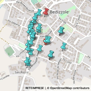 Mappa Via Giuseppe Verdi, 25081 Bedizzole BS, Italia (0.21379)