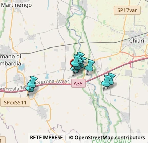 Mappa Via Elisa Oldofredi, 24054 Calcio BG, Italia (1.97182)