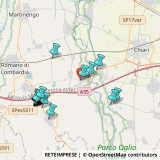 Mappa Via Elisa Oldofredi, 24054 Calcio BG, Italia (4.51944)