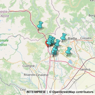 Mappa Via Fratelli Savio, 10013 Borgofranco d'Ivrea TO, Italia (6.79273)