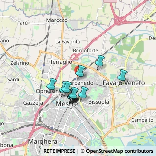 Mappa Via Giacinto Gallina, 30174 Venezia VE, Italia (1.40846)