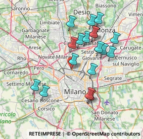 Mappa Via Trevi, 20161 Milano MI, Italia (7.11)