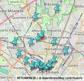 Mappa Via Trevi, 20161 Milano MI, Italia (2.341)