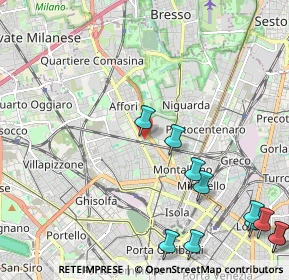 Mappa Via Trevi, 20161 Milano MI, Italia (2.95545)