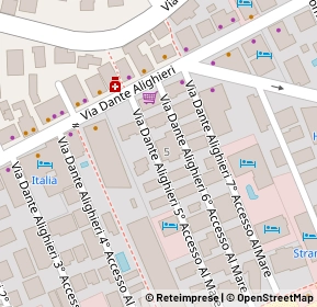 Mappa Via Dante Alighieri, 30016 Jesolo VE, Italia (0.07826)