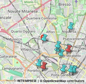 Mappa XTRACT LOGISTICS S.L.U, 20158 Milano MI, Italia (2.52643)