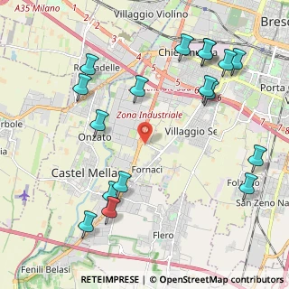 Mappa Via Serpente, 25131 Brescia BS, Italia (2.54353)