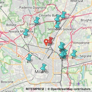 Mappa Viale Fulvio Testi, 20125 Milano MI, Italia (3.93571)