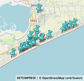 Mappa Via Tritone, 30016 Lido di Jesolo VE, Italia (1.68)