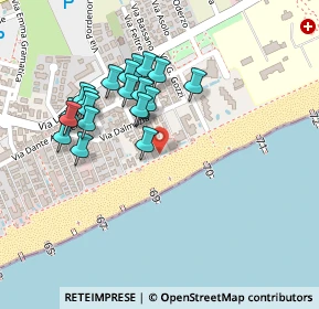 Mappa Via Dalmazia 5° Accesso al Mare, 30016 Lido di Jesolo VE, Italia (0.2065)