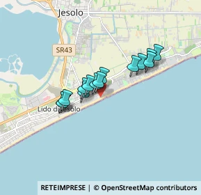 Mappa Via Dalmazia 5° Accesso al Mare, 30016 Lido di Jesolo VE, Italia (1.235)