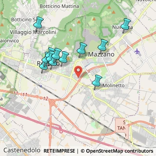Mappa Via Napoleonica, 25086 Rezzato BS, Italia (1.88667)
