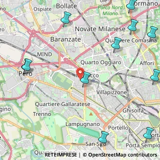 Mappa Via Giorgio Perlasca, 20156 Milano MI, Italia (3.31636)
