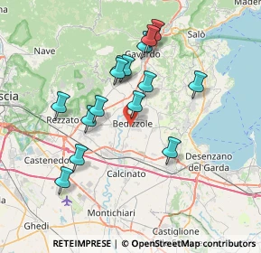 Mappa 25081 Bedizzole BS, Italia (6.65733)