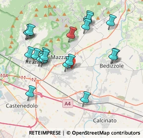 Mappa Via Marenzio Luca, 25080 Mazzano BS, Italia (4.11)