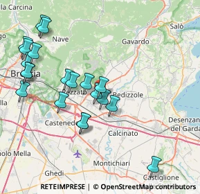 Mappa Via Marenzio Luca, 25080 Mazzano BS, Italia (8.449)